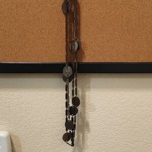 Vintage Coin Charm Chain